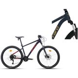 Carraro Crx 724 Erkek Dağ Bisikleti 400H Hd 27.5 Jant 24 Vites Parıltılı Lacivert Bronz - Çok Renkli