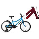 Carraro Dıno Kız Çocuk Bisikleti 285H V 20 Jant Koyu Kırmızı Kırmızı - Çok Renkli