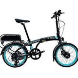 Carraro E-Go 2.1 Mat Siyah Turkuaz 20 Jant Elektrikli Bisiklet