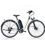Carraro E-Line eComfort 2.1 HD Fren 7 Vites 28 Jant 52 Kadro Elektrikli Mat Storm Gri Şehir Bisikleti