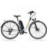 Carraro E-Lıne Ecomfort 2.1 Unısex Sehır Bısıkletı 520H Hd 28 Jant 7 Vıtes Mat Storm Grı Antrasıt Sarı