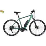 Carraro E-Sportive 6.6 9-V Hd Elektrikli Trekking Bisikleti - Mat Mavi-Yeşil Mor(Bukalemun)-Siyah-Beyaz - 52 cm
