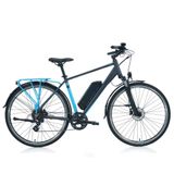 Carraro Elife 2.1 Mat Antrasit-Mavi-Siyah 47 cm Elektrikli Şehir Bisikleti