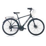 Carraro Elite 706 Siyah Gri Krom 21 Vites 28 Jant 52 Kadro HD Fren Şehir Bisikleti