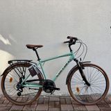 Carraro Elite 804 28'' 24 Vites Vb Şehir Bisikleti Mat Turkuaz - Kahve - Bakır 48CM