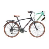 Carraro Elite 804 V Fren 24 Vites 28 Jant Şehir Bisikleti Turkuaz Kahve 52 Kadro