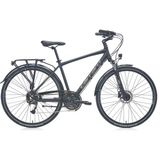 Carraro Elite 906 27-V Hd Şehir Bisikleti - Mat Siyah-Parlak Siyah-Koyu Krom - 52 cm - Mat Siyah - Parlak Siyah - Koyu Krom