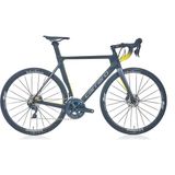 Carraro Fıre C3.2 52CM Mat Siyah Antrasit Sarı Karbon Yol Yarış Bisikleti ( Ultegra ) - Siyah - Sarı