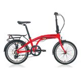 Carraro Flexi 106 20 Jant Katlanabilir Bisiklet Kirmizi Siyah Beyaz