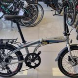 Carraro Flexi 108 HD 20 Jant 320H 8 Vites Hidrolik Fren Katlanır Bisiklet GÜMÜŞ-TURKUAZ (BUKALEMUN) SİYAH-KIRMIZI (GREENWAY BİSİKLET)