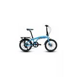 Carraro Flexı Katlanır Bisiklet 108 20 Jant Hidrolik Disk Fren 32 Kadro 8 Vites Mavı-Yesıl-Turkuaz (B)-Sıyah-Kırmızı R1