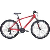 Carraro Force 400 Erkek Dağ Bisikleti 325H V 24 Jant 21 Vites Mat Kırmızı Siyah Beyaz - Kırmızı - Siyah