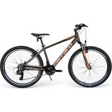 Carraro Force 600 21-V Vb Dağ Bisikleti - Mat Siyah-Bronz-Beyaz - 38 cm - Mat Siyah - Bronz - Beyaz