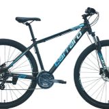 Carraro Force 650 24 VİTES HİDROLİK DİSK FREN Dağ Bisikleti 381H, MAT SİYAH MAVİ AÇIK MAVİ GÜMÜŞ (GREENWAY BİSİKLET)