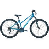 Carraro Force 701 27.5 Jant 21 Vites 43 cm V-Fren Mat Turkuaz Beyaz Siyah Krom Dağ Bisikleti