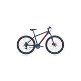 Carraro Force 750 Hd 27,5 Jant 24 Vites Dağ Bisikleti - Mat Siyah-Mavi-Açık-Mavi-Gümüş 43 Cm Mat Siyah-Kırmızı-Gümüş