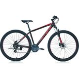 Carraro Force 950 29 Jant, Hidrolik Fren, Dağ Bisikleti 44 Kadro (168 cm Üstü Boy) - Mat Antrasit - Gri - Kırmızı