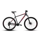 Carraro Force 970C 480H HD 29 Jant 18 Vites Mat Antrasit Kırmızı Gümüş Erkek Dağ Bisikleti