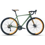 Carraro Gravel G2 28 Jant 20 Vites Hidrolik Disk Fren 52 cm Gravel Bisiklet - Mat Haki-Siyah-Turuncu - Haki - Siyah - Turuncu
