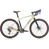 Carraro Gravel G6 Pro Karbon Bisiklet Hidrolik Disk 27.5 Jant 11 Vites Mat Yeşil Haki 55 cm - Açık Yeşil