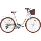 Carraro Juliana 26 Jant Dağ Bisikleti | 43 cm Kadro | 7 Vites | V-Fren | Beyaz Bej Kahverengi | Blc Bisiklet - Çok Renkli