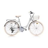 Carraro Juliet 26 Jant 21 Vites 43 CM Mat Gri Krom Şehir Bisikleti
