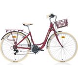 Carraro Juliet 28'' 21V Vb Şehir Bisikleti Mat Kiremit 43CM - Renkli