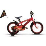 Carraro Monster 16 Alüminyum Kadro 16 Jant Kırmızı Gri Siyah Çocuk Bisikleti