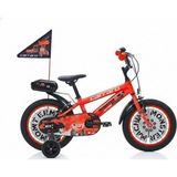 Carraro Monster - 16 Jant Alüminyum Çocuk Bisikleti - Kırmızı Gri Siyah - Kırmızı - Gri