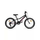Carraro Red Eagle 20 Jant 6 Vites V Fren Çocuk Bisikleti Mat Siyah Kırmızı