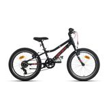 Carraro Red Eagle Erkek Çocuk Bisikleti 230H 6 Vites V 20 Jant Mat Siyah Kırmızı