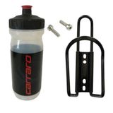 Carraro Siyah 600 ml Matara ve Matara Kafesi Seti