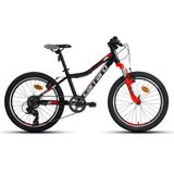 Carraro Speed 200 20 Jant 7 Vites V-Fren Çocuk Bisikleti / Siyah Kırmızı Beyaz
