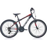 Carraro Speed 240 24 Jant Dağ Bisikleti (140 cm Üstü Boy) - Siyah - Kırmızı