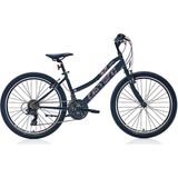 Carraro Speed 242 24 Jant Kız Bisikleti Full Shimano 21VITES - Siyah - Pembe - Mor