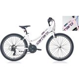 Carraro Speed 242 Kız Çocuk Bisikleti 24 Jant Full Shimano 21 Vites Toz Pembe Renkli