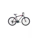 Carraro Speed 260 26 Jant 21 Vites Dağ Bisikleti Siyah - Kırmızı 41 Cm Siyah Yeşil
