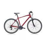 Carraro Sportive 220 3 Vites 28 Jant Hidrolik Disk Fren Mat Krom Kırmızı Siyah Erkek Şehir/Gezi Bisikleti