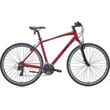 Carraro Sportive 220 V - 28 Jant 17'' 45CM (M) Kadro Şehir Bisikleti-Mat Krom Kırmızı/siyah Beyaz - Mat Kırmızı - Siyah - Beyaz