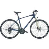 Carraro Sportive 223 HD A28 Jant 21 Vites 46 cm Lacivert Açık Sarı Gri Şehir Bisikleti