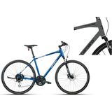 Carraro Sportıve 225 Erkek Şehir Bisikleti 508H Hd 28 Jant 24 Vites Mat Antrasit Siyah Kırmızı - Çok Renkli