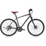 Carraro Sportive 250 508H 22V Mat Antrasit Siyah Kırmızı Şehir Bisikleti - Siyah - Kırmızı