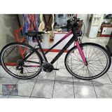 Carraro Sportıve 322 28 Jant 21-Vites Kadın Şehir Bisikleti Mat Mürdüm-pembe 40 cm