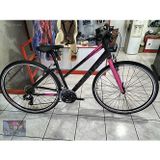 Carraro Sportıve 322 28 Jant 21-Vites Kadın Şehir Bisikleti Mat Mürdüm-Pembe 48