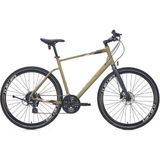 Carraro Sportive 324 Hd - 28 Jant 44CM (S)Kadro 24 Vites Şehir Bisikleti-Mat Füme/bronz Koyu Sarı - Füme - Sarı