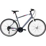 Carraro Sportive 327 28 jant 52 Kadro (Mat Antrasit, Gümüş, Mavi) Şehir & Tur Bisikleti