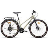 Carraro Sportıve 725 Kadın Şehir Bisikleti 432H Hd 27.5 Jant 16 Vites Lıme Yeşil Koyu Yeşil Beyaz - Çok Renkli