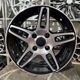 Carre 15 inç 4x108 Fiesta Courier Uyumlu Siyah Elmas Kesim Jant Modeli (4 Adet)