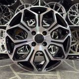 Carre 16 inç 4x100 Clio Getz İ20 Fiorino Siyah Elmas Kesim Jant Modeli (4 Adet)