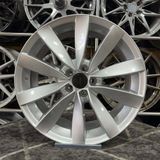 Carre 17 inç 5x112 Lugano Golf Jetta Caddy Leon Gümüş Jant Modeli (4 Adet )